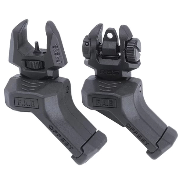 Цілик і мушка FAB Defense FRBS OFFSET 45 градусів Black