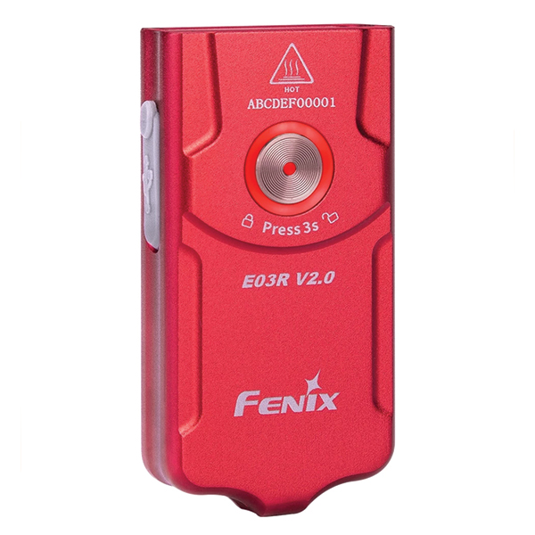 Ліхтар наключний Fenix E03R V2.0 червоний. Фото 3