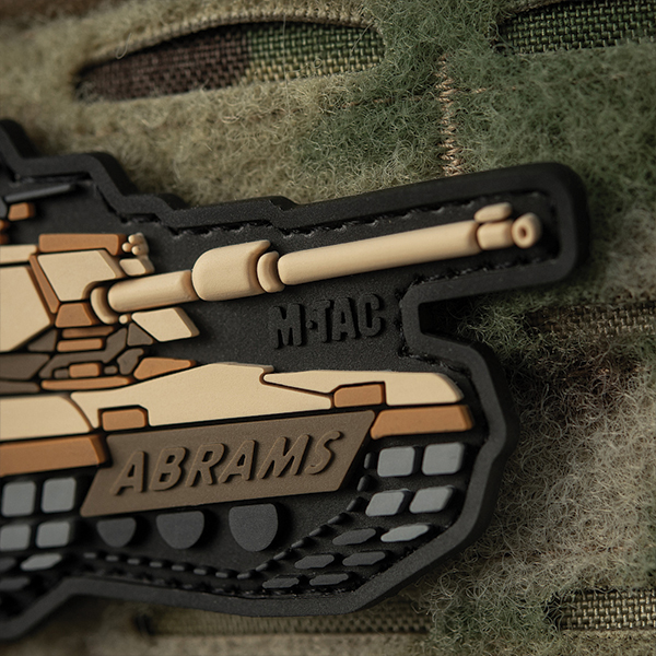 M-Tac нашивка ABRAMS (PVC) Coyote. Фото 3