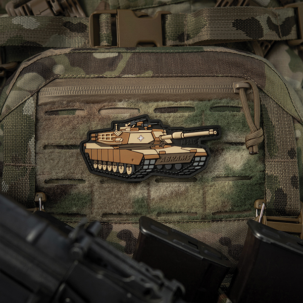 M-Tac нашивка ABRAMS (PVC) Coyote. Фото 4