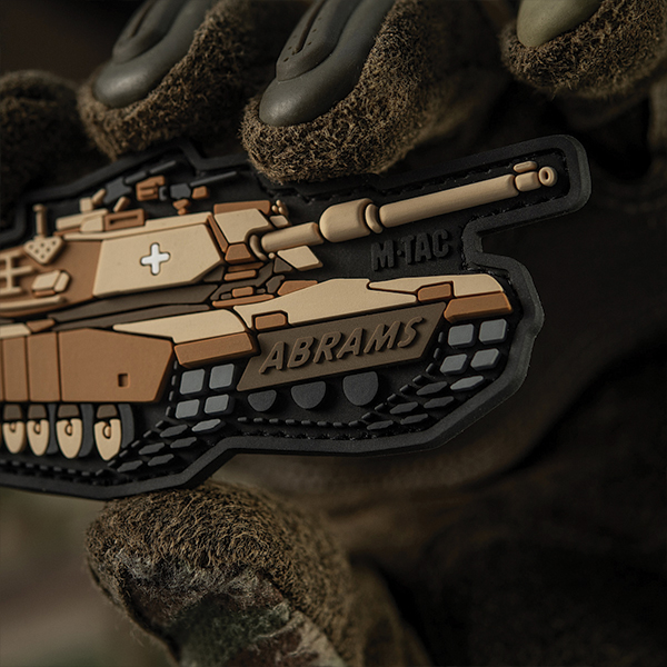 M-Tac нашивка ABRAMS (PVC) Coyote. Фото 6