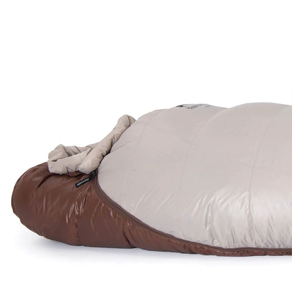 Спальник з натуральним пухом Naturehike Snowbird NH20YD001 коричневий 720 г p-р L . Фото 5
