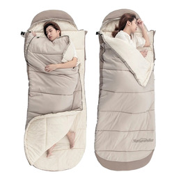 Спальний мішок з капюшоном Naturehike B400 NH21MSD11 бежевий. Фото 3