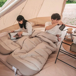 Спальний мішок з капюшоном Naturehike B400 NH21MSD11 бежевий. Фото 6