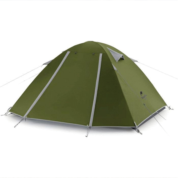 Намет двомісний Naturehike P-Series NH18Z022-P 210T/65D хакі