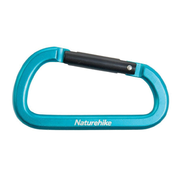 Карабін багатофункціональний Naturehike D-type 80 мм NH15A001-H blue