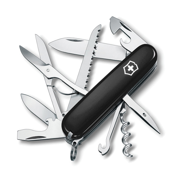 Ніж Victorinox Swiss Army Huntsman чорний
