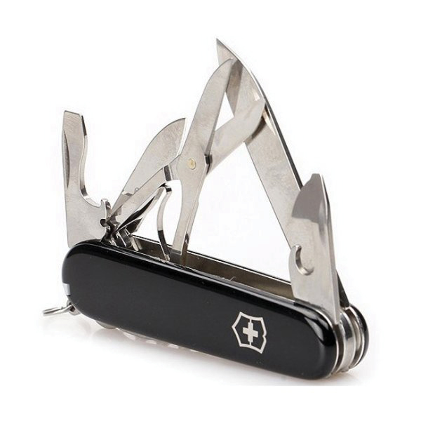 Ніж Victorinox Swiss Army Huntsman чорний. Фото 3