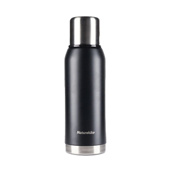 Термос Naturehike Q-9H NH19SJ010 304 сталь чорний 1 л 