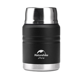 Термос Naturehike Stew beaker NH20SJ041 304 сталь чорний 0,5 л