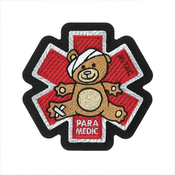 M-Tac нашивка Paramedic Медвідь (вишивка) Bronze/Black
