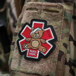 M-Tac нашивка Paramedic Медвідь (вишивка) Bronze/Black. Фото 6