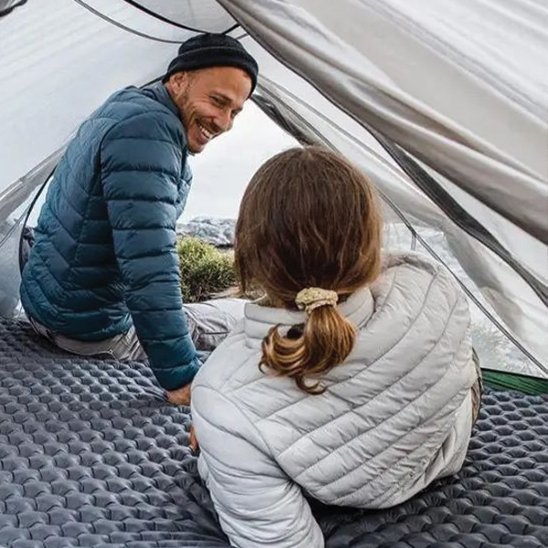 Матрац надувний надлегкий Naturehike CNH22DZ018 із мішком для надування прямокутний чорний 183 см. Фото 4