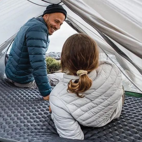 Матрац надувний надлегкий Naturehike CNH22DZ018 із мішком для надування прямокутний чорний 196 см. Фото 4
