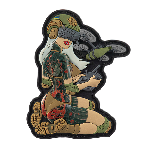 M-Tac нашивка Tactical girl №6 PVC Якудза V3