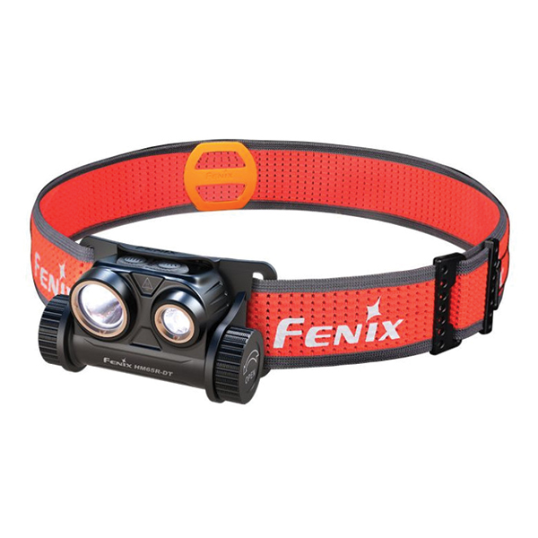 Ліхтар налобний для бігу Fenix HM65R-DT чорний