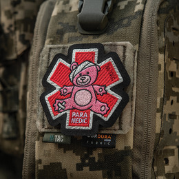 M-Tac нашивка Paramedic Медвідь (вишивка) Pink/Black. Фото 5