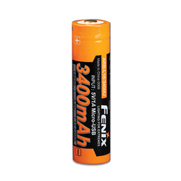 Акумулятор 18650 Fenix (3400 mAh) micro usb зарядка