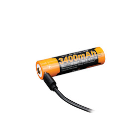 Акумулятор 18650 Fenix (3400 mAh) micro usb зарядка. Фото 4