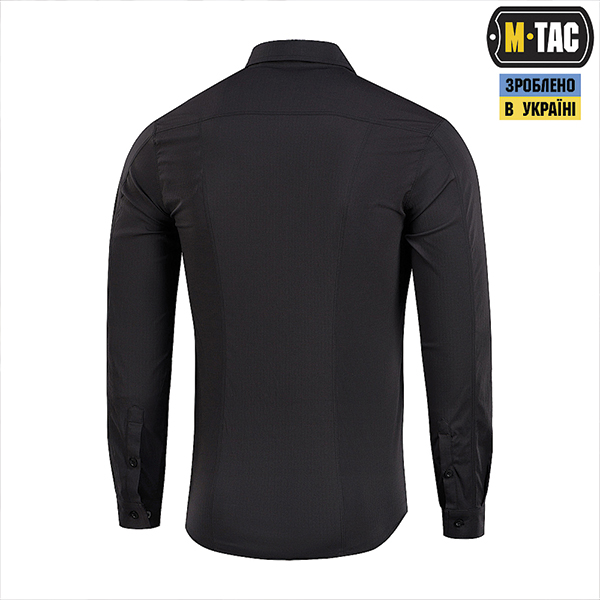 M-Tac сорочка Aggressor Flex Black. Фото 4