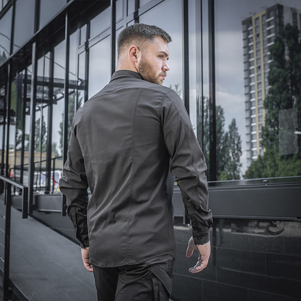 M-Tac сорочка Aggressor Flex Black. Фото 7