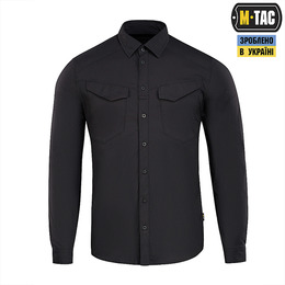 M-Tac сорочка Aggressor Flex Black. Фото 2