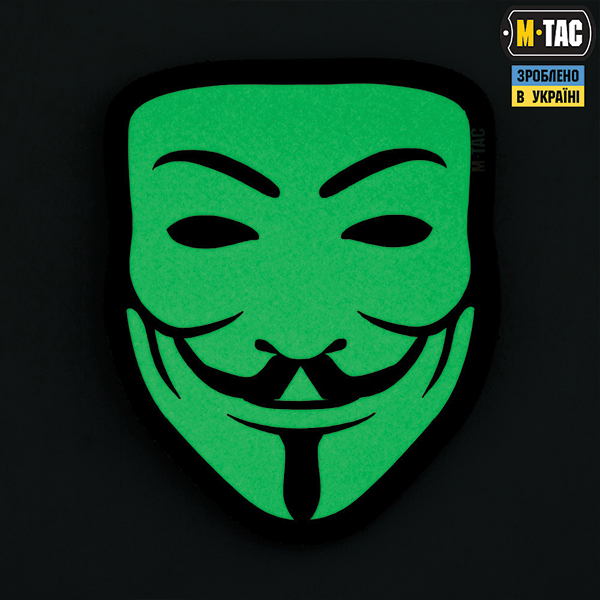 M-Tac нашивка Anonymous Black USA/GID. Фото 2