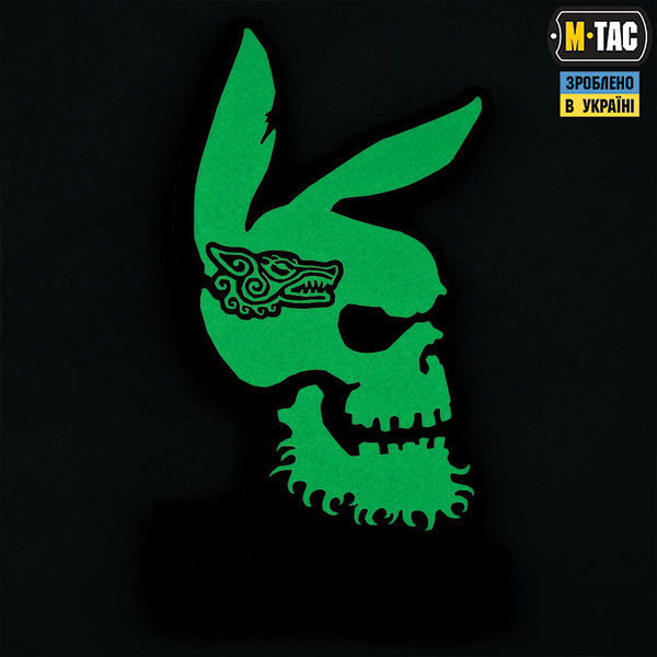 M-Tac нашивка Bad Boy (tattoo) Black/GID. Фото 2