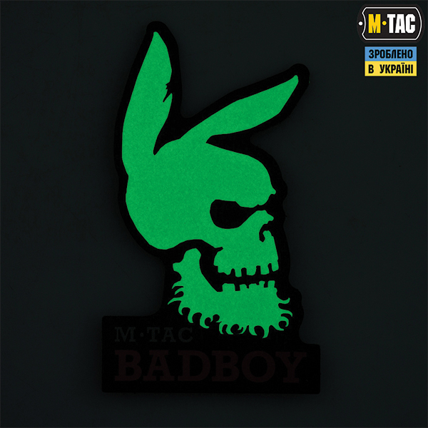 M-Tac нашивка Bad Boy Black/GID. Фото 2