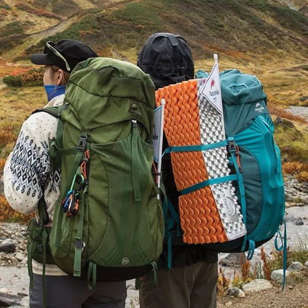 Рюкзак туристичний Naturehike NH16Y020-Q 55 л блакитний. Фото 4