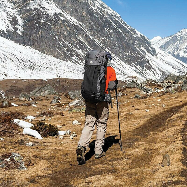 Рюкзак туристичний Naturehike Rock NH20BB113 40+5 л чорний. Фото 3