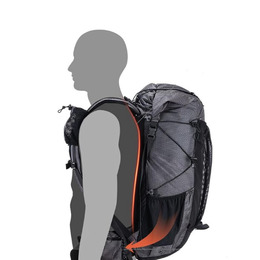 Рюкзак туристичний Naturehike Rock NH19BP095 60+5 л чорний. Фото 3