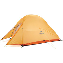 Намет надлегкий двомісний з футпринтом Naturehike Cloud Up 2 Updated NH17T001-T 210T помаранчевий
