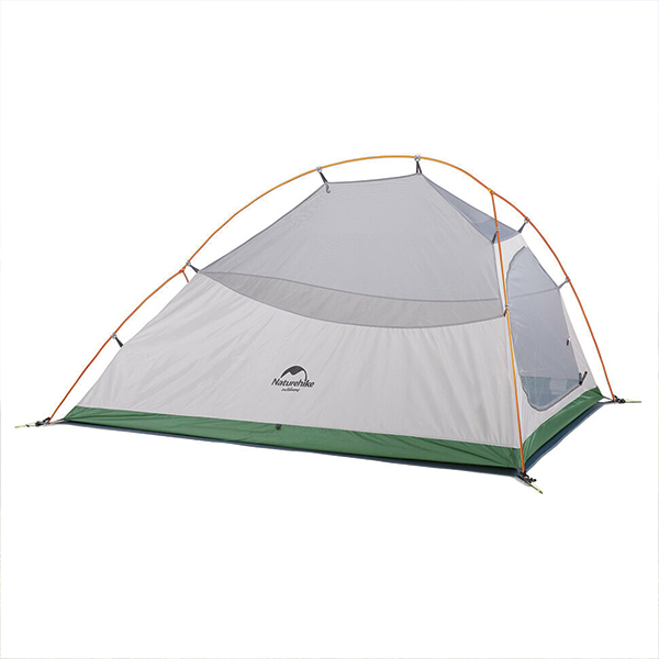 Намет надлегкий двомісний з футпринтом Naturehike Cloud Up 2 Updated NH17T001-T 210T зелений. Фото 2