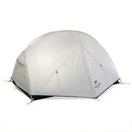 Намет надлегкий двомісний з футпринтом Naturehike Mongar NH17T007-M 20D сiрий