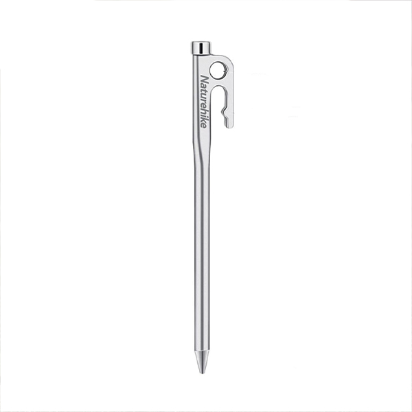 Кілок стальний Naturehike NH19PJ014 35 см сірий