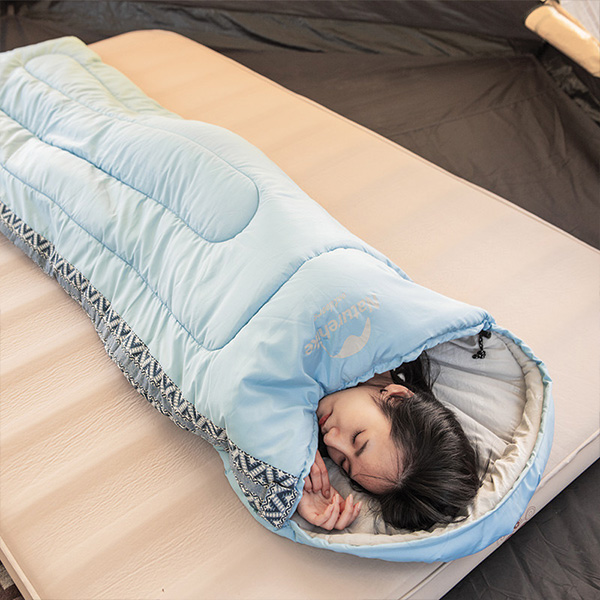 Спальник з капюшоном Naturehike L250 NH21MSD07 (9°C) лівий блакитний. Фото 4