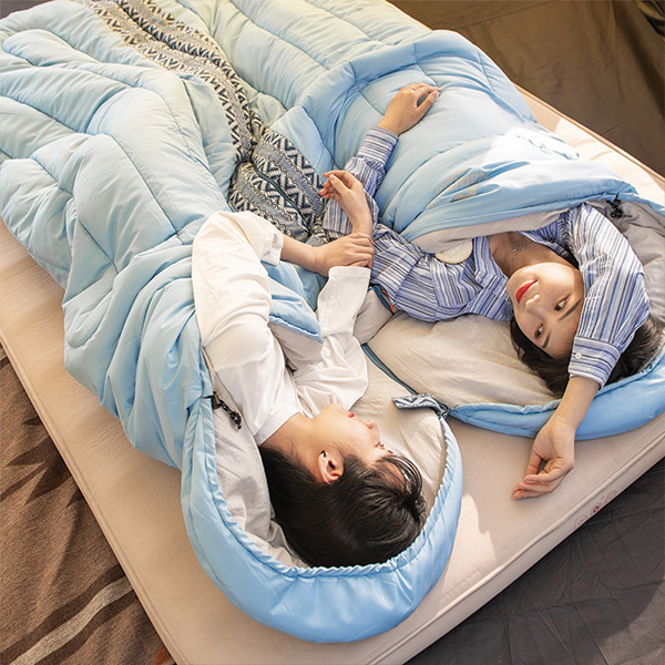Спальник з капюшоном Naturehike L250 NH21MSD07 (9°C) лівий блакитний. Фото 5