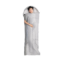 Спальник з капюшоном Naturehike L250 NH21MSD07 (9°C) правий сірий