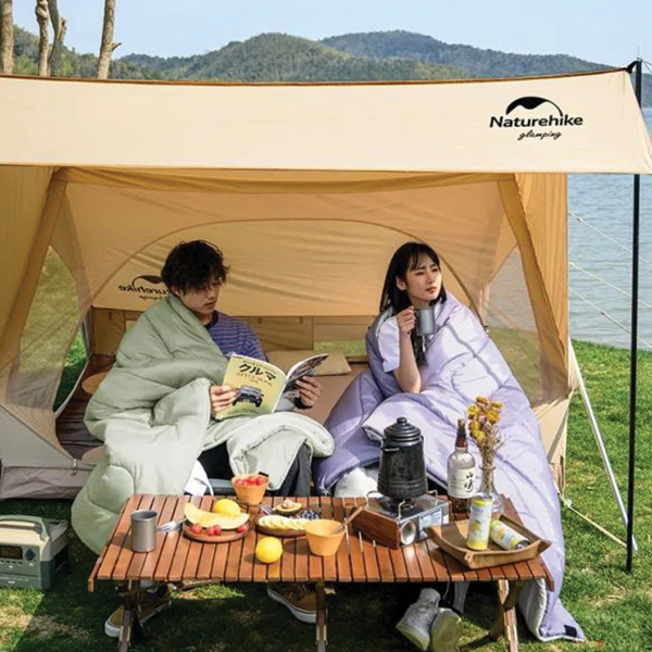 Спальник Naturehike H150 NH19S015-D (18-25°C) p-р L фіолетовий. Фото 3