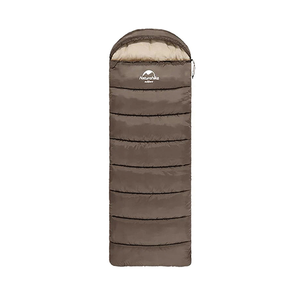 Спальник з капюшоном Naturehike U150 NH20MSD07 (11°C) правий коричневий