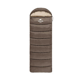 Спальник з капюшоном Naturehike U150 NH20MSD07 (11°C) правий коричневий