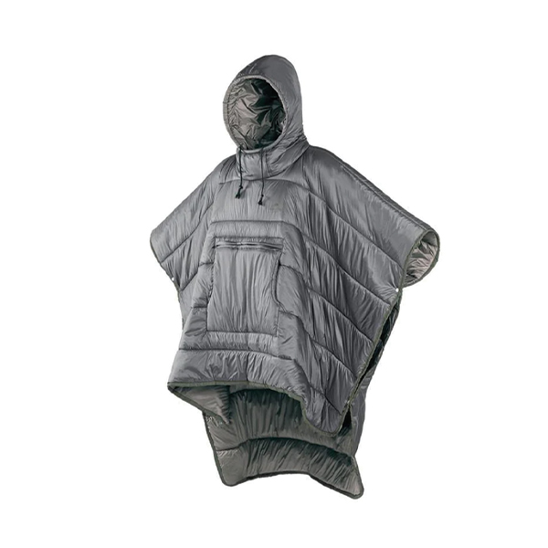Спальний мішок-пончо Naturehike NH18D010-P Hollow cotton морозний синій