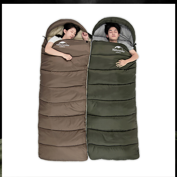 Спальник з капюшоном Naturehike U350 NH20MSD07 (1°C) лівий зелений. Фото 4