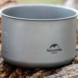Каструля титанова зі складаною ручкою 800 мл Naturehike NH18T101-A. Фото 3
