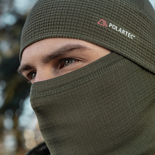 M-Tac шарф-труба Polartec Power Grid Army Olive. Фото 13