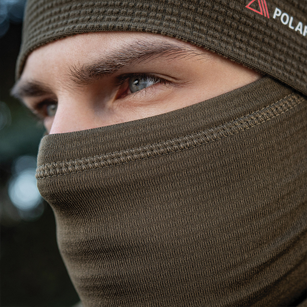 M-Tac шарф-труба Polartec Power Grid Dark Olive. Фото 11