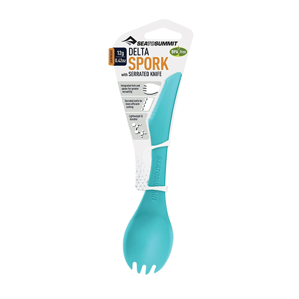 Ложка-виделка Sea To Summit Delta Spork Pacific Blue. Фото 2