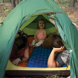 Килимок надувний Naturehike FC-10 NH19Z032-P 65 мм блакитний. Фото 3