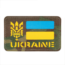 M-Tac нашивка Ukraine (з Тризубом) Laser Cut Multicam/Yellow/Blue/GID